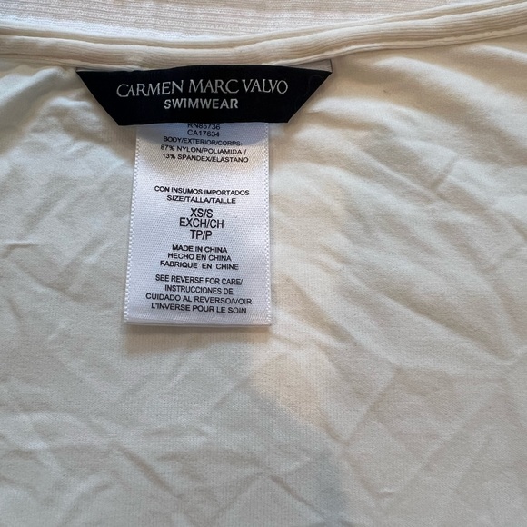Carmen Marc Valvo Swim Coverup - Picture 2 of 3
